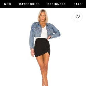 Super Down ruched skirt